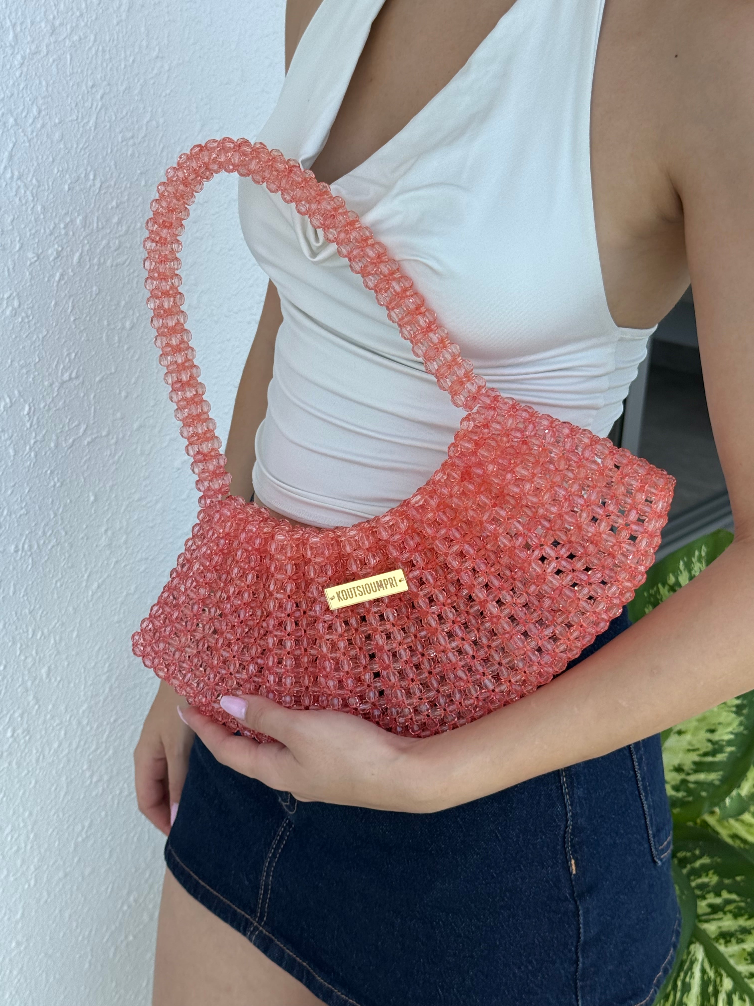 Watermelon Beaded Bag
