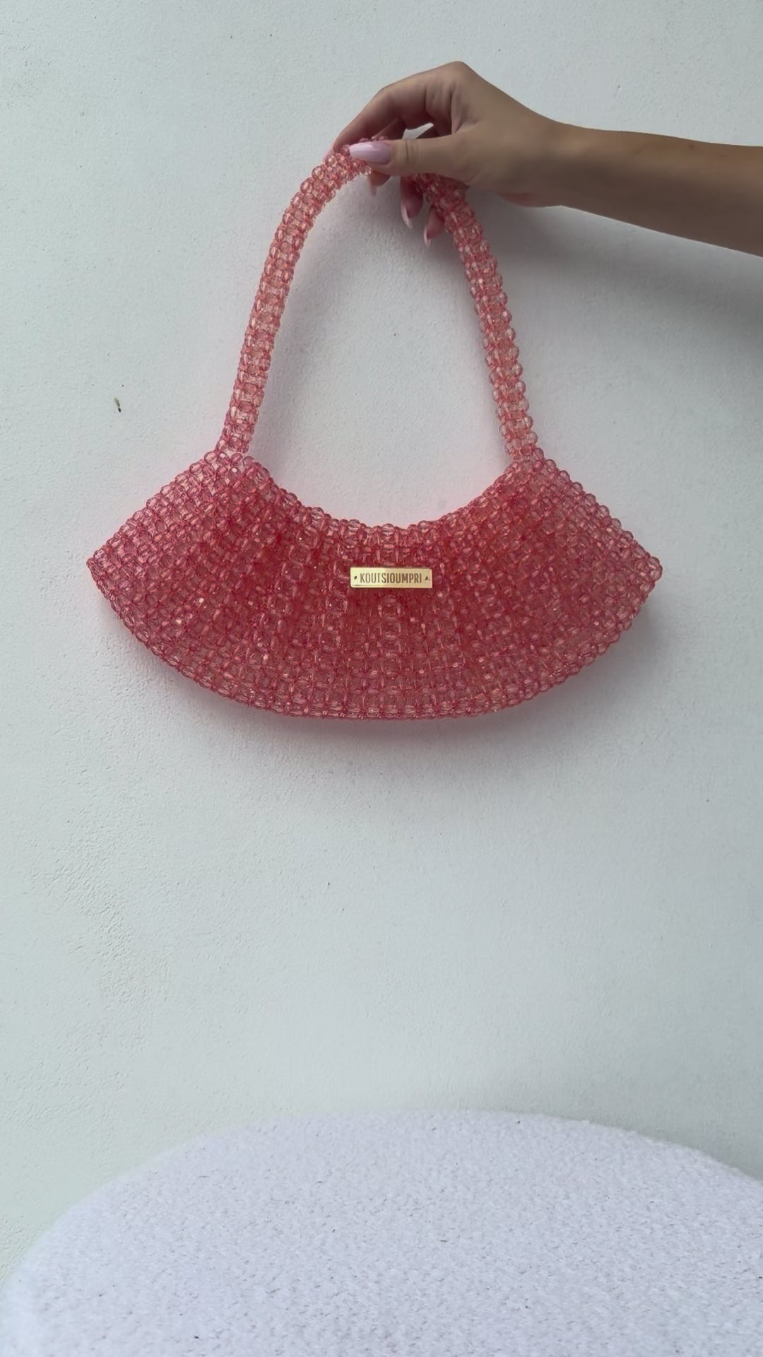 Watermelon Beaded Bag